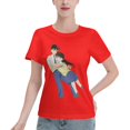 thumbnail image 1 of Women's Basic Short Sleeve T-Shirt Conan and Xiaolan, 1 of 6