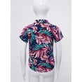 thumbnail image 4 of Jowowha Petits Garçons Été Plage Décontracté Aloha Luau Chemises Col Rabattu Hauts Tropicaux Tenue de Jeu Type A 150, 4 of 7