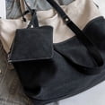 thumbnail image 2 of Sac Fourre-Tout Décontracté pour Femmes avec Fermeture Éclair, Sac à Bandoulière Rétro (Kaki), 2 of 10