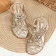 thumbnail image 2 of BOBOGOJP Girls Dress Shoes Girls Glitter Beach Shoes Shoes Flat Summer Shoes Glitter Shoes Boho Comfortable Sandals with Rhinestones Glitter Shoes Gold for 13, 2 of 4