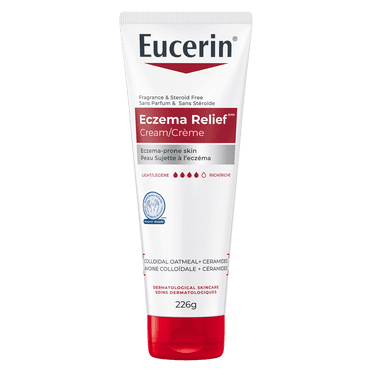 Eucerin Eczema Relief Body Cream for Eczema-Prone Skin, Steroid-Free and Fragrance-Free, Ceramide, Colloidal Oatmeal, 226g