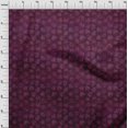 thumbnail image 4 of oneOone Velvet Dark Magenta Fabric Asian Block Sewing Material Print Fabric By The Yard 58 Inch Wide, 4 of 4