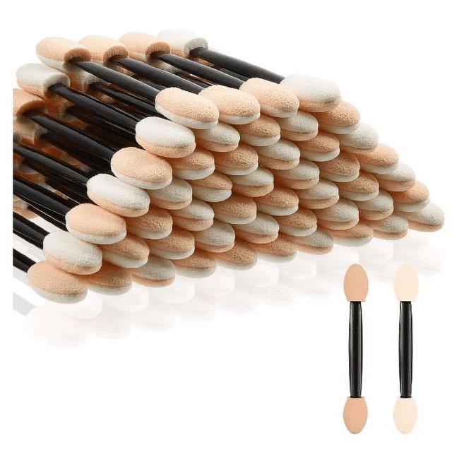 RKSTN eyeshadow brush Eyeshadow Applicators Eyeshadow Brush Sponge Applicator Disposable Eyeshadow Brush Eyeshadow Sponge Brush Eye Makeup Applicators Makeup