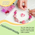 thumbnail image 3 of 50 Pieces Rhinestone Rondelle Handmade Spacer Beads Findings Crafts Jewelry Crystal Multi-colors Loose Bead Earring Necklace Accessories Green, 3 of 7