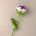 thumbnail image 2 of Vaidha Knitted Roses Hand Woven Rose Simulation Yarn Knitted Bouquet Floral Decoration Gift, 2 of 2
