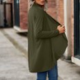 thumbnail image 4 of Pxiakgy Womens Open Front Cardigan Long Sleeve Knit Sweater Outwear With Pockets Green + M, 4 of 7