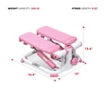 thumbnail image 4 of Sunny Health & Fitness Total Body Pink Stepper Machine - P2000, 4 of 9