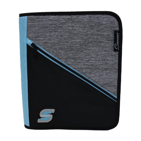1.5" 3 Ring Zippered Binder