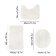 thumbnail image 3 of weibbin 3 Pcs Bathroom Rugs - Solid Color, Universal Soft Comfortable, Water Absorption, Non-Slip, Thick, Machine Washable, Easier to Dry for Bath Floor Mats, 3 of 8