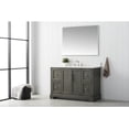 thumbnail image 2 of Vanity Art 48 Inch Single Sink Bathroom Vanity with Ceramic Sink and Engineered Marble Top, Without Mirror, 2 of 5