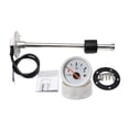 thumbnail image 1 of 0-190ohm Fuel Gauge Red LED 2" 52mm Oil Tank Level Indicator With Fuel Level Sensor 12V/24V For Auto Car Boat Diesel Gasoline ,Easy to Install, 1 of 6