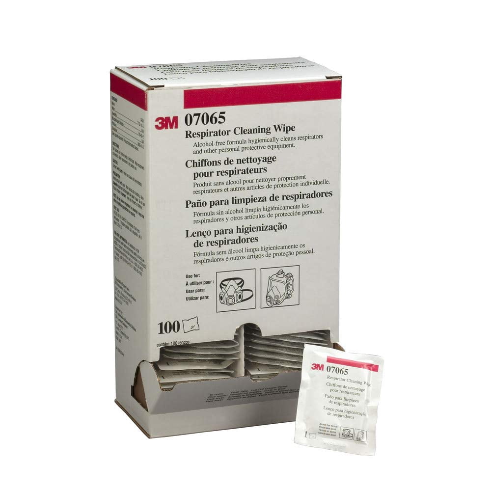 3M 7065 504(AAD) Alcohol-Free Individually Packaged Respirator Cleaning Wipe