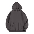 thumbnail image 3 of MeetoTime Sweat à Capuche Surdimensionné pour Femmes 2024 Décontracté à Manches Longues avec Poches, 3 of 5