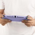 thumbnail image 2 of KOMI Switch OLED Case for Nintendo Switch OLED Model, Dockable Cover Soft TPU Protector Case for Switch OLED Grips & Console and Accessories with 2 Pcs Thumb Caps, Purple, 2 of 5