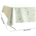 thumbnail image 3 of SLYNSHome Rectangle Table Cloth Waterproof Tablecloth 23.6x35 inch Plastic Table Cover for Dining, Camping, Indoor and Outdoor, 3 of 7