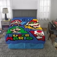 thumbnail image 3 of Super Mario "Super Crew" Blanket 62 X 90, 3 of 5