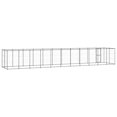 thumbnail image 3 of vidaXL Outdoor Dog Kennel Steel 26.62 m², 3 of 4