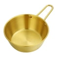 thumbnail image 2 of Stainless Steel Table Cooking Snack Seasoning Bowl with Handle,Golden Rice Bowl,Hot and Cold Wine Bowl,Stainless Steel Rice Wine Bowl Seasonings for Cooking, 2 of 2