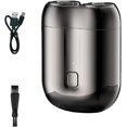 thumbnail image 1 of Repertoireof Shaver, Upgraded Electric Shaver for Men - Dual Magnetic Head, 7500 Rpm, Wet & Dry Usb Rechargeable Pocket Razor, Portable Mini Travel Razor, Waterproof & Low Noise (Gray), 1 of 8