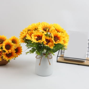 Summer Savings Kcavykas Artificial Flower Bundle Sunflower Wedding Decoration Garden Home Small Flower Sunflower Room Living Room Decoration