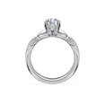 thumbnail image 2 of 1.15 Carat Excellent Round Cut Real Diamond New Design Solitaire Ring for Wedding Solid 18K White Gold Size 11, 2 of 8