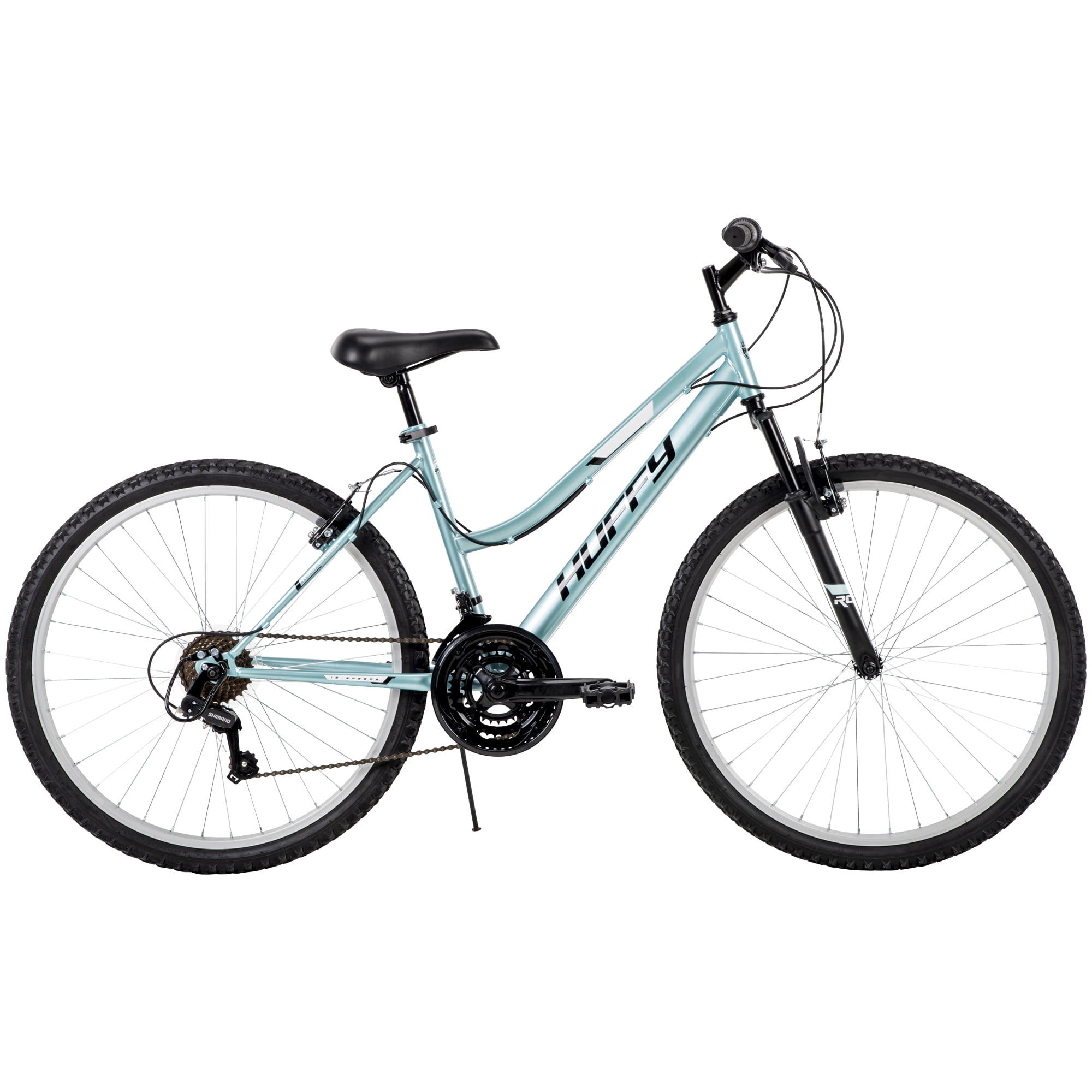 Huffy 26" Rock Creek Mountain Bike, Fits Riders 60"+, Teal, Adult, Women's