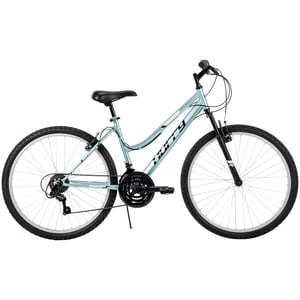 Huffy 26" Rock Creek Mountain Bike, Fits Riders 60"+, Teal, Adult, Women's