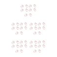 thumbnail image 3 of ZLight 10pcs Ear Clip Converters Earring Accessories Screw/Lever Non-Pierced Handmade with Loop Plastic Pads Findings Type12 5Set, 3 of 6