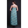 thumbnail image 4 of Bimba Robe Longue Chic Imprimée pour Femmes Feuilles Bohème Été Maxi Tenue de Plage-Xx-Grand, 4 of 5