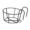 thumbnail image 4 of Maytalsory Hanging Railing Planters Multipurpose Flower Pot Holder for Deck Material]Hanging railing planters Home Garden Black 12cm, 4 of 6