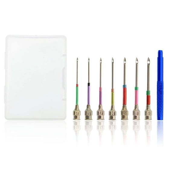 Embroidery Poke Needle Stitching Punch Sewing Tool Kit Cross Stitch Craft Color Random Type 1