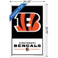 thumbnail image 2 of NFL Cincinnati Bengals - Logo 21 Wall Poster with Magnetic Frame, 22.375" x 34", 2 of 4