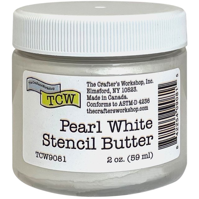 Crafter's Workshop Stencil Butter 2oz-Pearl White TCWSB2OZ-9081