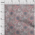 thumbnail image 2 of oneOone Velvet Gray Fabric Asian Paisley Sewing Craft Projects Fabric Prints By Yard 58 Inch Wide, 2 of 4