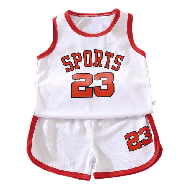 Hiiyo Toddler Boys Quick Drying Sports Tank Top & Shorts Set Athletic Outfits, Sizes 3-4T