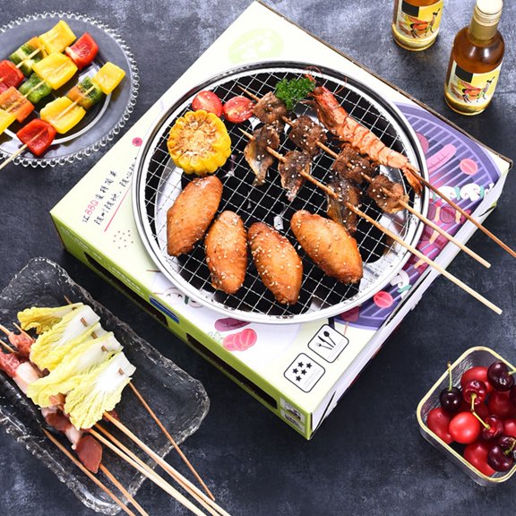Gril Portatif au Charbon pour l'Extérieur, Gril BBQ Jetable Rapide Gril BBQ Jetable Portable Gril au Charbon Jetable Savoir-Faire Supérieur
