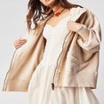 thumbnail image 2 of Veste d'Automne pour Adolescente à Manches Longues de Couleur Unie pour Femmes, 2 of 5