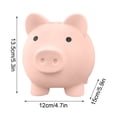 thumbnail image 3 of Beign Large Size Piggy Bank 15Cm Shatterproof Design Kids Coin Collector Educational Savings Tool With High Capacity Storage #G5bdX, 3 of 9