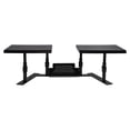 thumbnail image 3 of Allsop Metal Art ErgoTwin Adjustable Monitor Stand - Black, 3 of 8