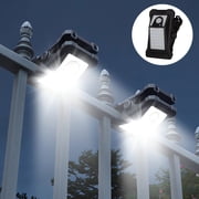 Solar Lights Outdoor Waterproof Solar Garden Lights,Solar Street Light Dusk to Dawn Clamp Light Solar Outdoor Garden Light Portable No Punch Induction Light People Walk Light Off Wall Light