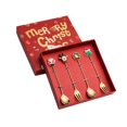 thumbnail image 4 of Stainless Steel Dessert Spoons Forks Tea Spoons Stainless Steel Christmas Spoons 4Pcs C, 4 of 9