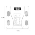thumbnail image 3 of Kctiaxy Electronic Scale Ody Weight and Steato Percentage Smart Accurate Digital Bathroom Body Composition Bluetooth Weighing Machine for People's Kitchen Appliances, 3 of 8