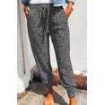 thumbnail image 1 of Women's Gray Breezy Leopard Joggers, 1 of 8