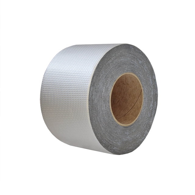 Ruban en Papier D\'aluminium en Caoutchouc Butyle / Ruban d'Étanchéité Imperméable pour Conduits CVC, Toiture et Réparation Automobile / Ruban Adhésif Robuste pour Fuites, Interstices et Joints / 1 Rouleau