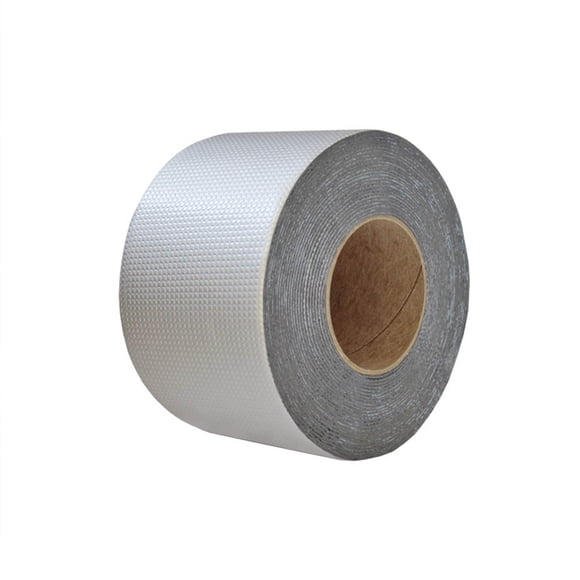 Butyl Rubber Aluminium Foil Waterproof Tape, Weatherproof, Heat Reflective, Adhesive Sealing Tape for HVAC, Roofing, Electrical, 5 cm x 10 m Roll