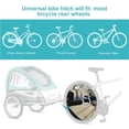 thumbnail image 5 of Universal Bike Trailer Hitch Quick Release Steel Linker Bicycle Trailer Hitch Adapter Attachment（black）, 5 of 5
