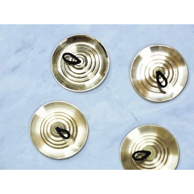 Cymbals Fléchettes en Laiton 2.50 Pouces Grande Taille pour Danse du Ventre