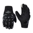 thumbnail image 1 of maskred Maximum Protection Leather Motorcycle Gloves With Padding • Breathable gray L, 1 of 6