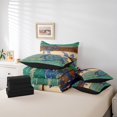 thumbnail image 4 of YST Turtle Print King Comforter Set, 7-Piece, Ocean Sea Theme, Marine Wildlife, Bedding Set, King, 4 of 4