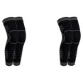 thumbnail image 1 of relayinert Genouillères Sport Résistantes aux Chocs Support de Genou pour Amateurs de Sport Protection Sportive Noir TG 2Set, 1 of 6